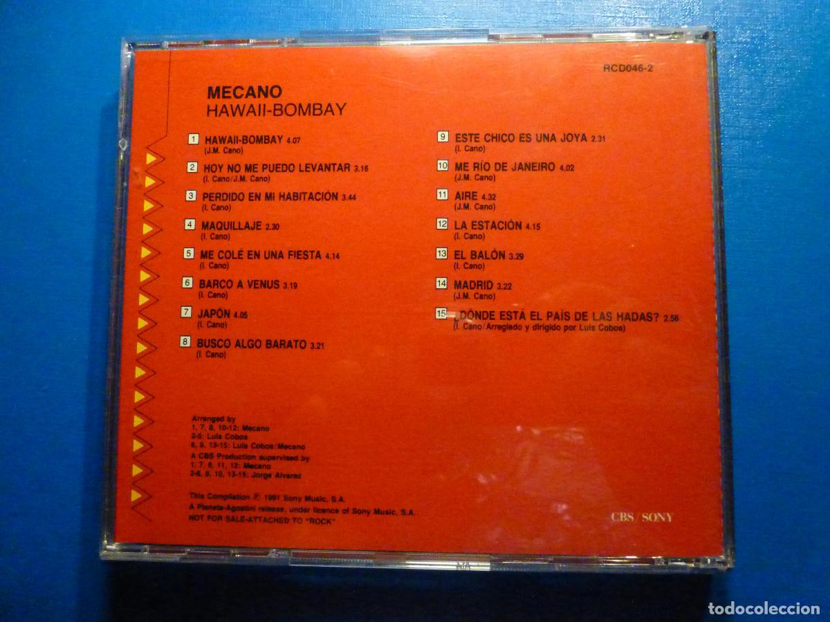 CDs de m&uacute;sica: Cd - Cd-Rom - Mecano - Hawaii- Bombay y otros exitos - Foto 3