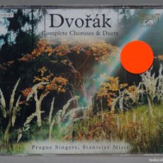 CDs de Música: 3 CD. DVOŘÁK, PRAGUE SINGERS, STANISLAV MISTR – COMPLETE CHORUSES & DUETS. PRECINTADO. Lote 365354361
