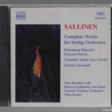 CDs de Música: CD. COMPLETE WORKS FOR STRING ORCHESTRA. SALLINEN. PRECINTADO. Lote 365355656