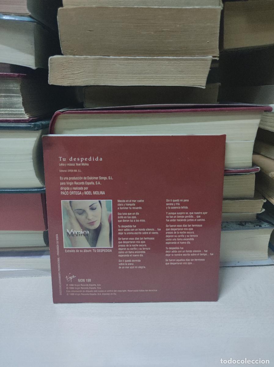 CDs de m&uacute;sica: M&oacute;nica Molina &ndash; Tu Despedida - Foto 2