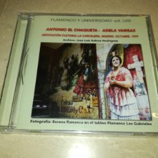CDs de Música: ANTONIO EL CHAQUETA-ADELA VARGAS-PRECINTADO SIN ABRIR-MUY RARO. Lote 365694096