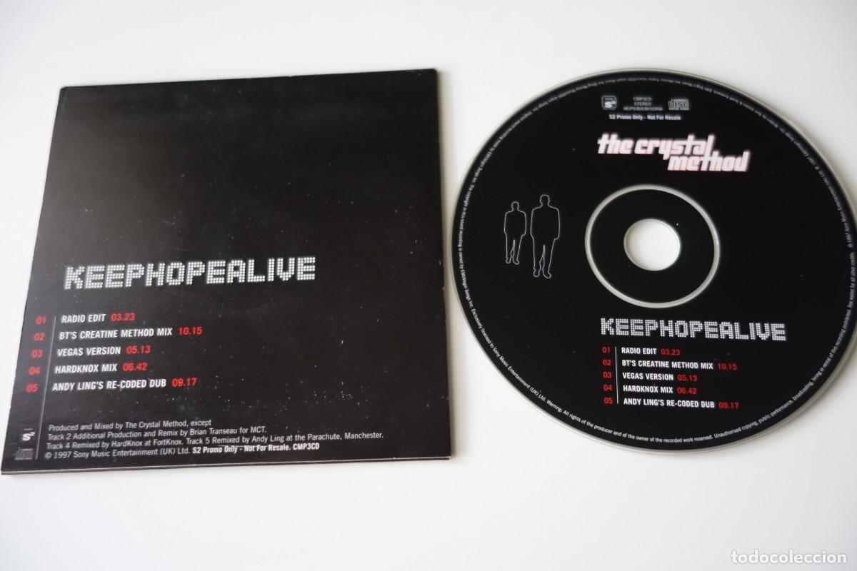 CDs de m&uacute;sica: CRYSTAL METHOD: Keep Hope Alive. CD SINGLE PROMO UK. 5 REMIXES - Foto 2