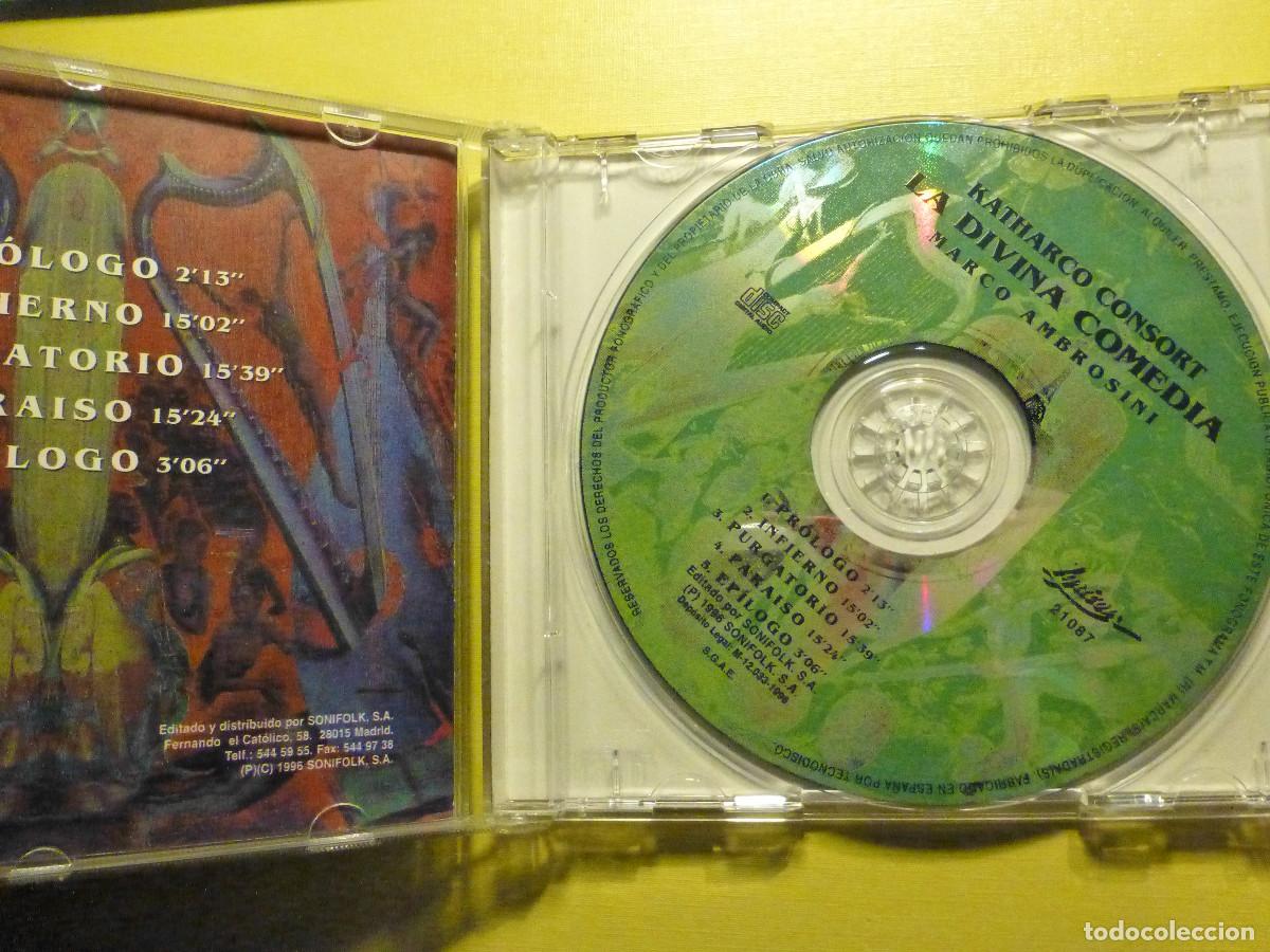 CDs de m&uacute;sica: CD - Compac Disc - Katharco Consort - La Divina Comedia - Marco Ambrosini - Foto 2