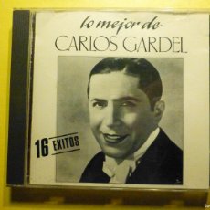 CDs de Música: CD - COMPAC DISC - LO MEJOR DE CARLOS GARDEL -. Lote 365726941