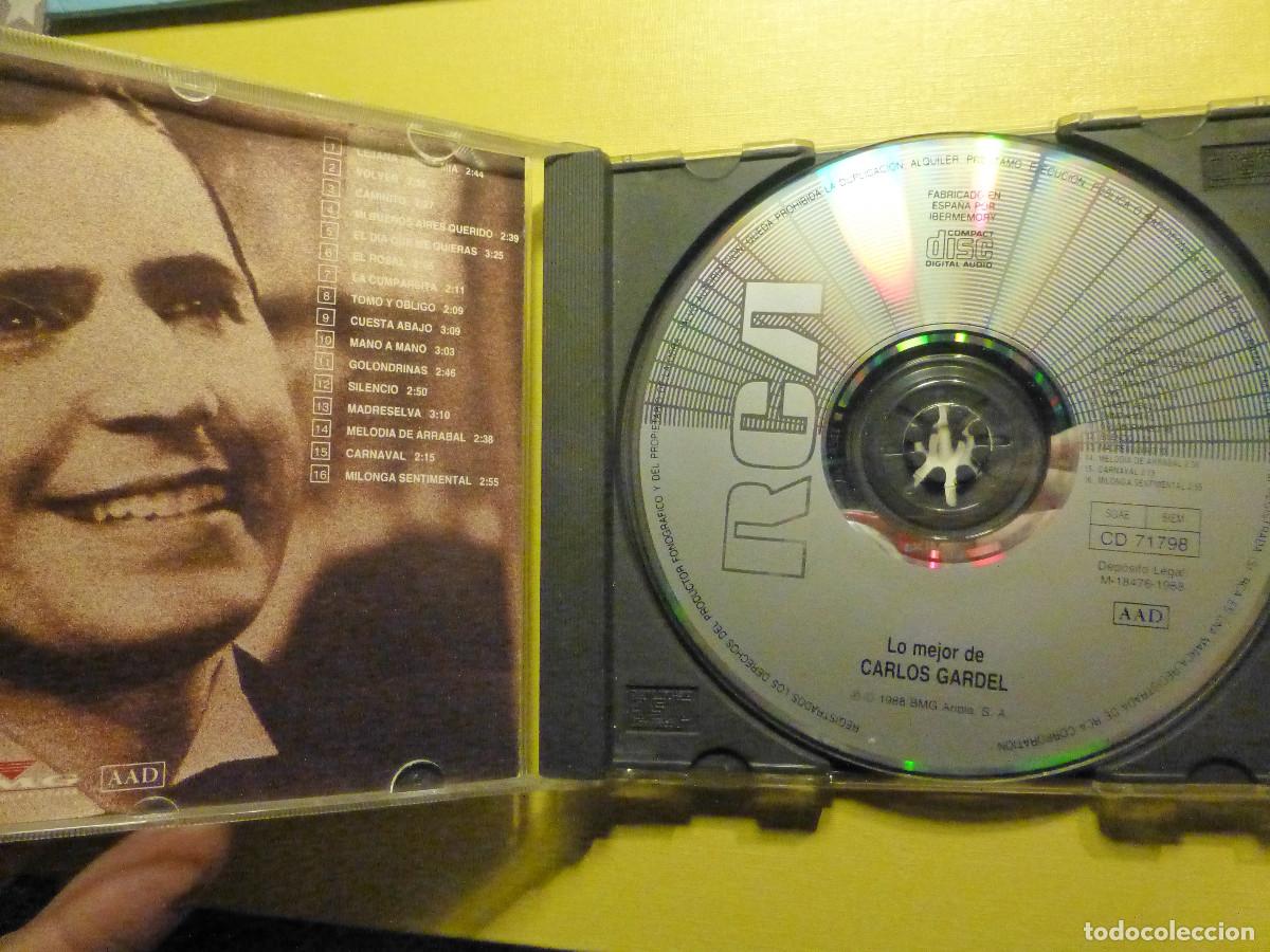 CDs de m&uacute;sica: CD - Compac Disc - Lo mejor de Carlos Gardel - - Foto 2