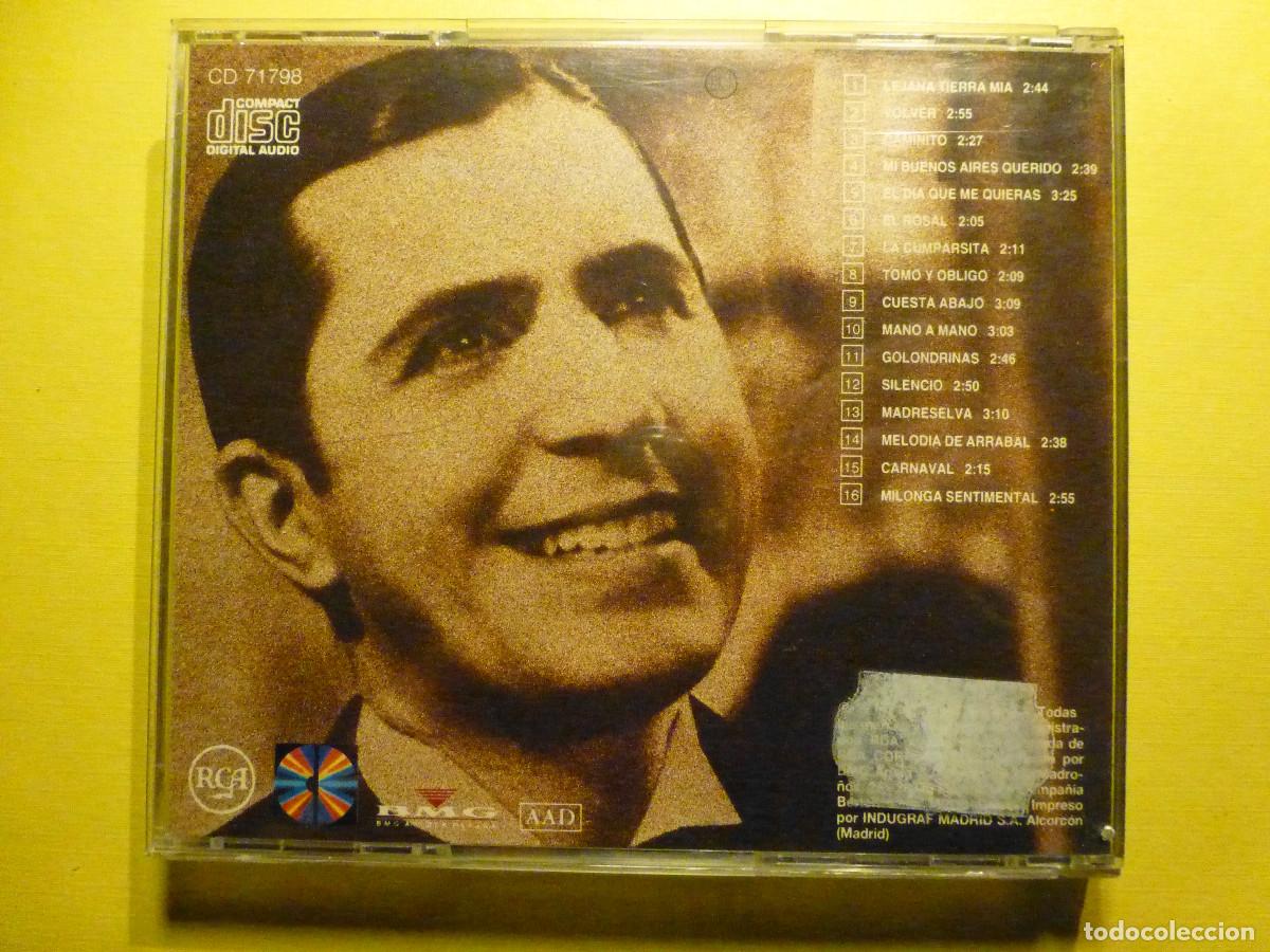 CDs de m&uacute;sica: CD - Compac Disc - Lo mejor de Carlos Gardel - - Foto 3
