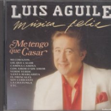 CDs de Música: LUIS AGUILÉ CD MÚSICA FELIZ 1990 DIVUCSA ME TENGO QUE CASAR. Lote 365733036