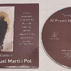 CDs de Música: ENVÍO INCLUIDO !! TERRA I CULTURA / IV PREMI MIQUEL MARTÍ I POL / CD - 18 TEMAS / IMPECABLE.. Lote 365736311