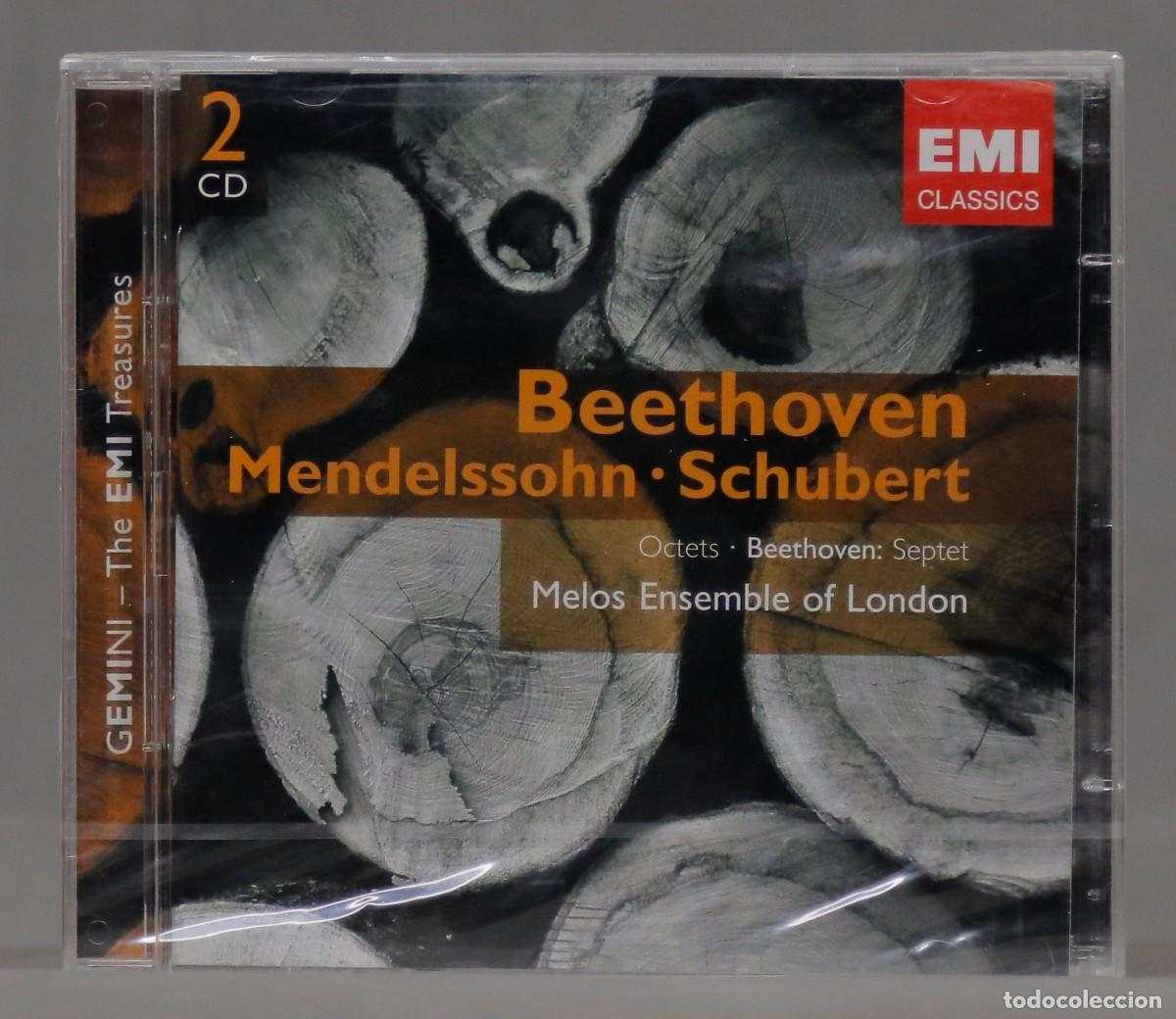CDs de m&uacute;sica: 2 CD. Beethoven, Mendelssohn & Schubert: Octets. PRECINTADO - Foto 1