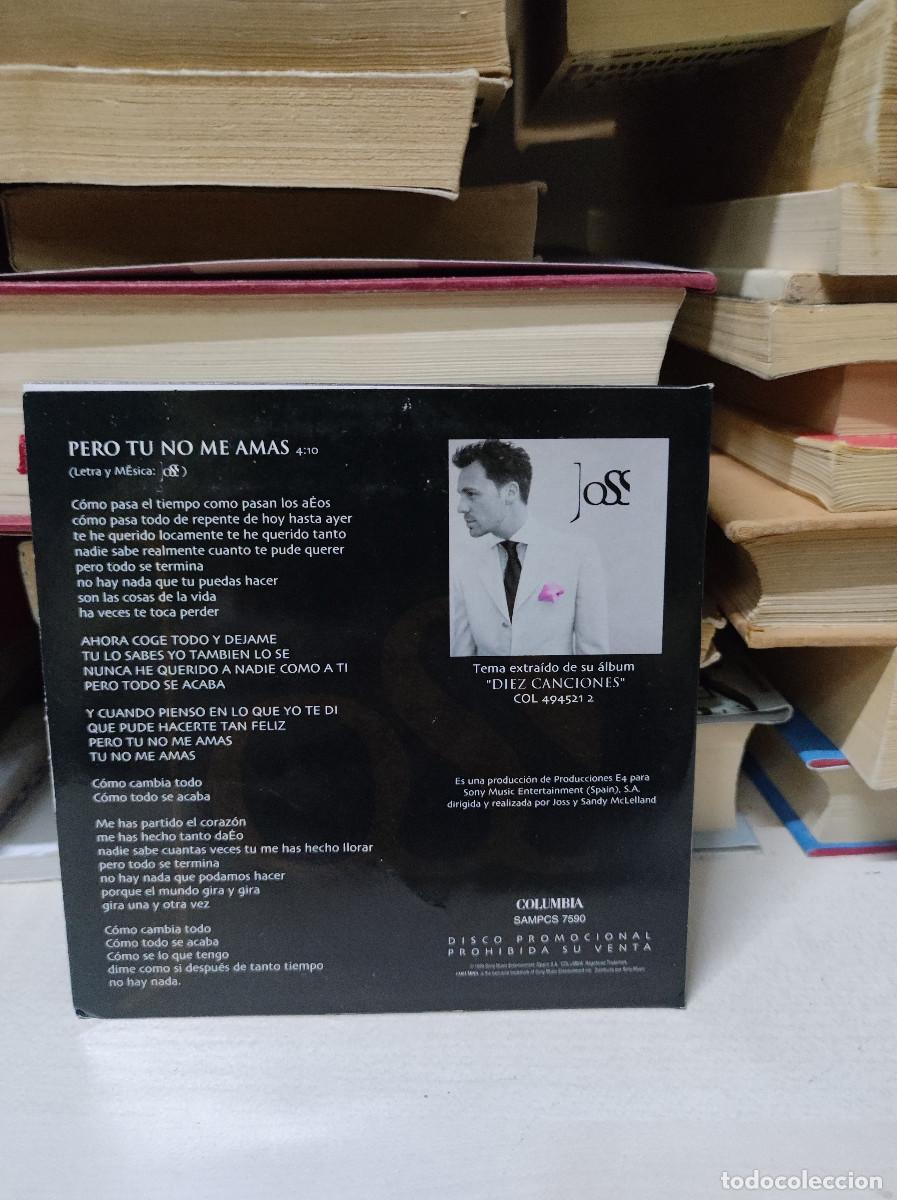 CDs de m&uacute;sica: Joss &ndash; Pero Tu No Me Amas - Foto 2