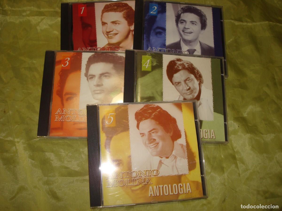 CDs de m&uacute;sica: ANTONIO MOLINA. ANTOLOGIA. 5 CD&acute;S. IMPECABLE - Foto 1