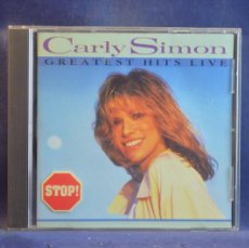 CDs de Música: CARLY SIMON - GREATEST HITS LIVE - CD. Lote 365883616