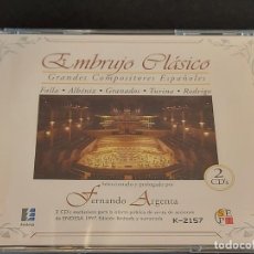 CDs de Música: EMBRUJO CLÁSICO. GRANDES COMPOSITORES ESPAÑOLES. DOBLE CD / EDICIÓN LIMITADA / PRECINTADO.. Lote 365890271