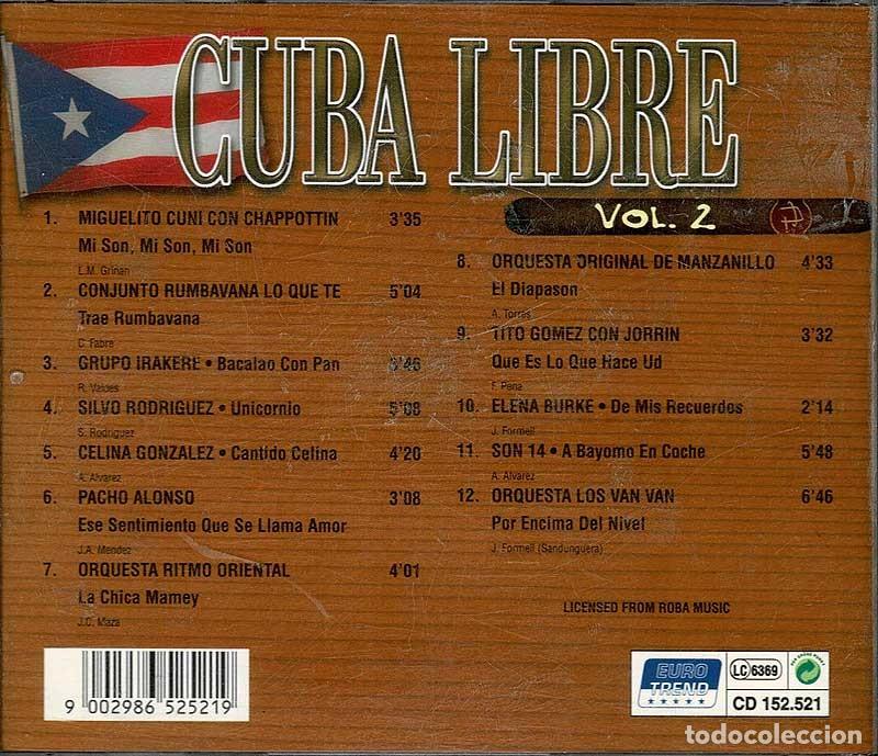 CDs de m&uacute;sica: Cuba Libre Vol. 2. CD - Foto 2