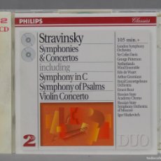 CDs de Música: 2 CD. STRAVINSKY. IGOR MARKEVITCH – SYMPHONIES AND CONCERTOS. Lote 365910281
