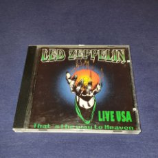 CDs de Música: LED ZEPPELIN LIVE USA. Lote 365975956