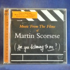 CDs de Música: VARIOUS - MUSIC FROM THE FILMS OF MARTIN SCORSESE - 2 CD. Lote 365988346