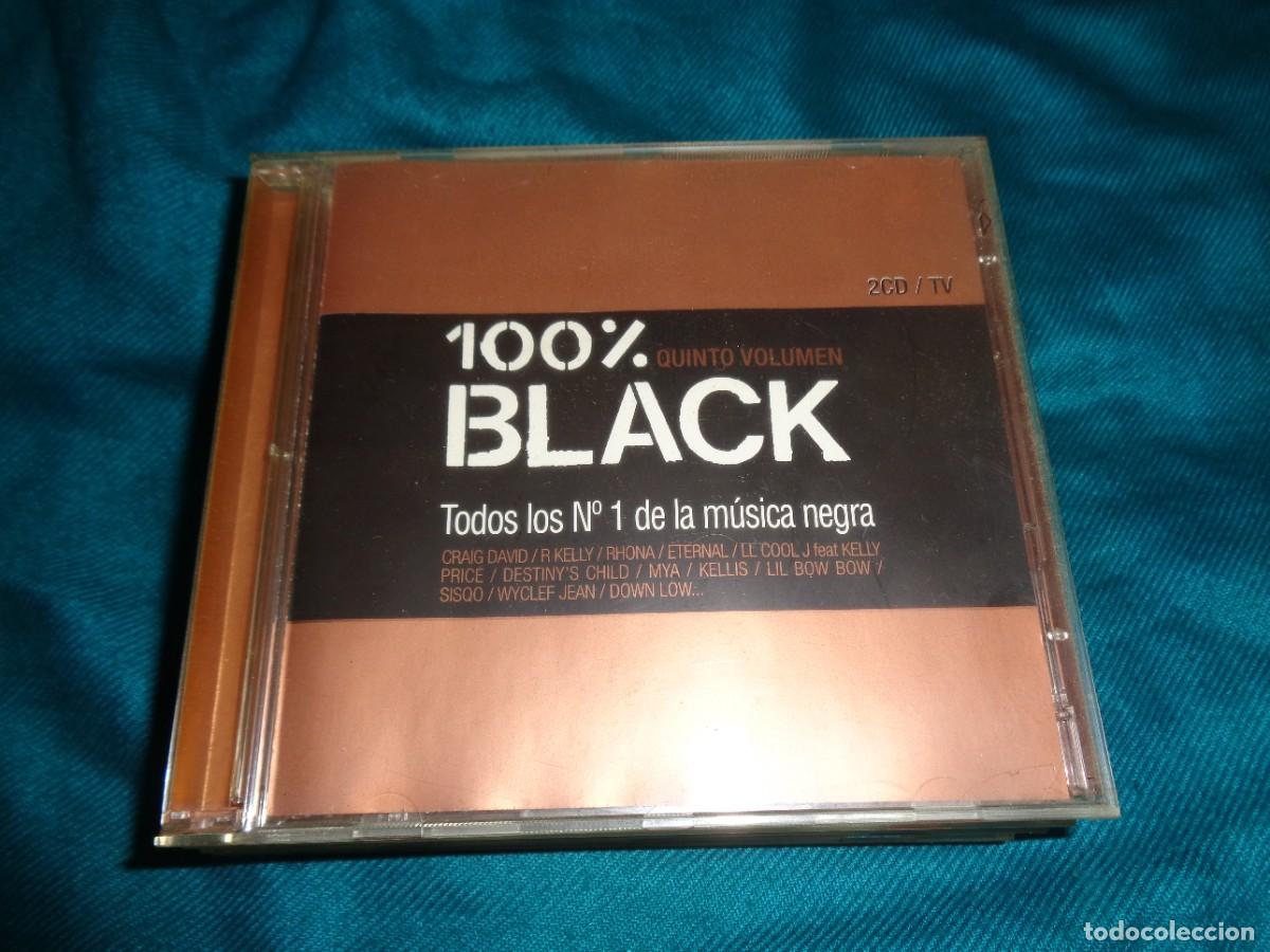 CD di Musica: 100 % BLACK. QUINTO VOLUMEN. N&ordm; 1 DE LA MUSICA NEGRA. 2 CD&acute;S.(#)