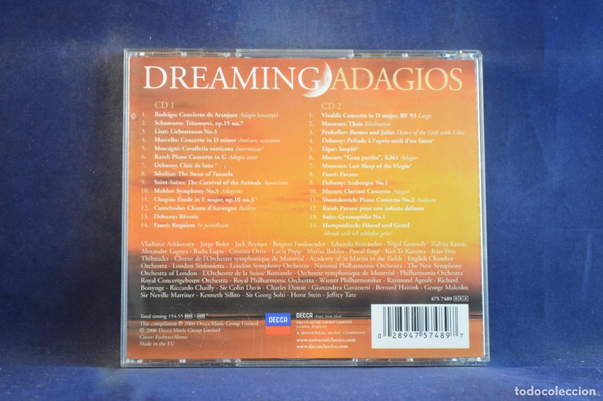 CDs de m&uacute;sica: VARIOUS - DREAMING ADAGIOS - 2 CD - Foto 2