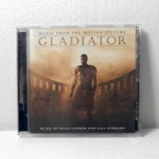 CDs de Música: GLADIATOR (HANS ZIMMER) - 2000 DECCA- INCLUYE FOLLETO DESPLEGABLE. Lote 366061956