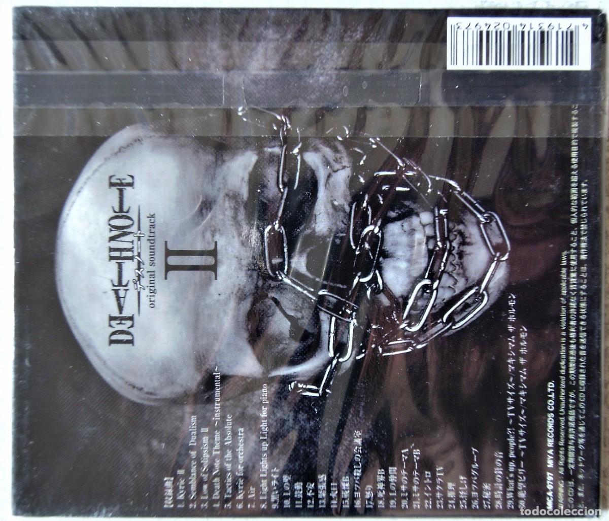 CDs de m&uacute;sica: MANGA...DEATH NOTE II...BSO...RARO - Foto 2