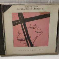 CDs de Música: CD ROBERT FRIPP - THE LEAGUE OF GENTELMEN /GOD SAVE THE KING - 1985 EG IMPORTADO MADE IN USA DIFÍCIL. Lote 366105886
