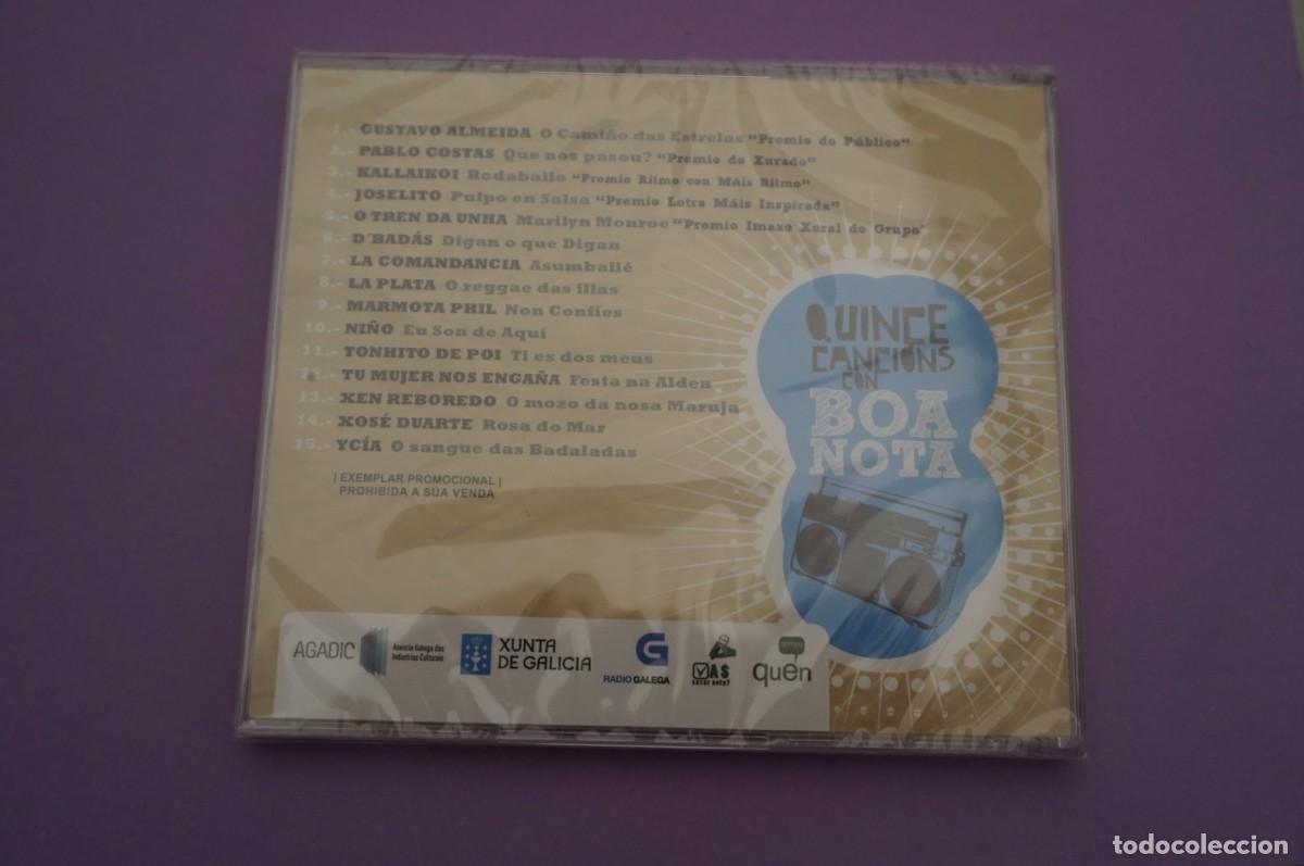 CDs de m&uacute;sica: CD (PRECINTADO) - QUINCE CANCIONS CON BOA NOTA - Foto 2