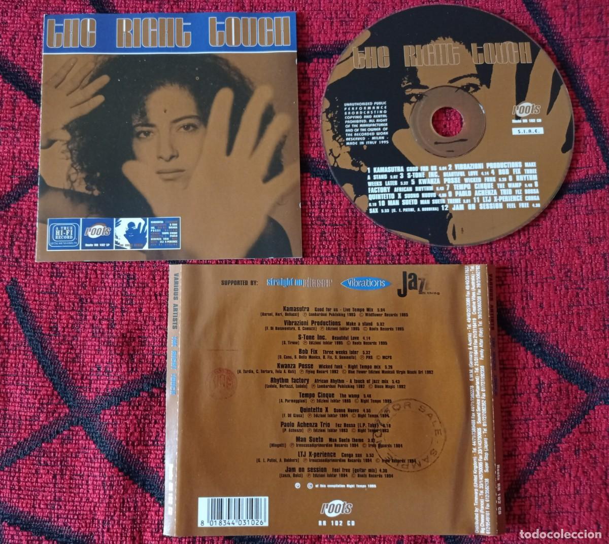 CDs de m&uacute;sica: THE RIGHT TOUCH CD 1995 KAMASUTRA S-TONE INC TEMPO CINQUE QUINTETTO X MAN SUETO