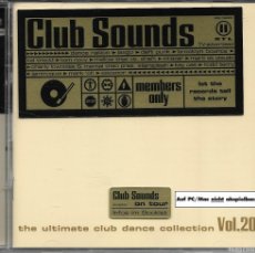 CDs de Música: CLUB SOUNDS VOL. 20 - BROOKLYN BOUNCE + LASGO + JAMIROQUAI + DAFT PUNK + ALCAZAR CD DOBLE. Lote 366153276
