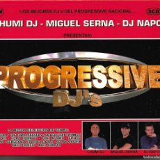 CDs de Música: PROGRESSIVE DJ'S - CHUMI DJ + MIGUEL SERNA + DJ NAPO CD TRIPLE. Lote 366154181