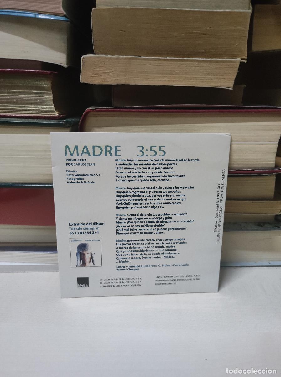 CDs de m&uacute;sica: Guillermo &ndash; Madre - Foto 2