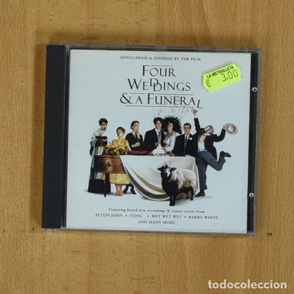 CDs de m&uacute;sica: VARIOS - FOUR WEDDINGS & A FUNERAL - CD - Foto 1