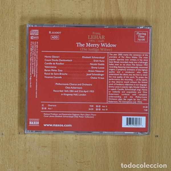 CDs de m&uacute;sica: FRANZ LEHAR - THE MERRY WIDOW - CD - Foto 2