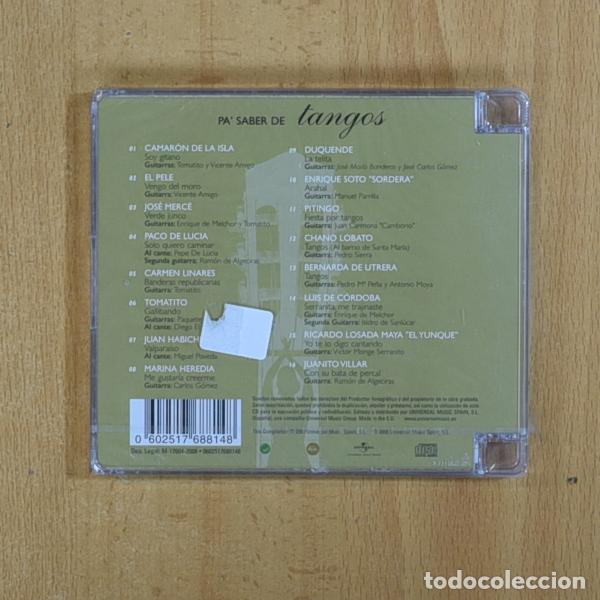 CDs de m&uacute;sica: VARIOS - PA SABER DE TANGO - CD - Foto 2
