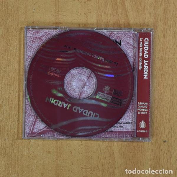 CDs de m&uacute;sica: CIUDAD JARDIN - LA MAS BARATA SOMBRILLA - CD SINGLE - Foto 2