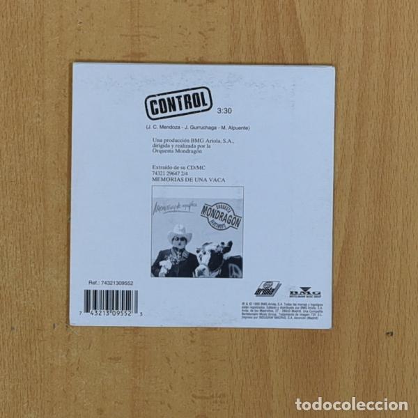 CDs de m&uacute;sica: ORQUESTA MONDRAGON - CONTROL - CD SINGLE - Foto 2