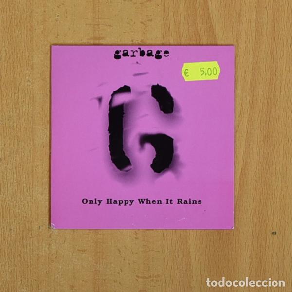 CDs de m&uacute;sica: GARBAGE - ONLY HAPPY WHEN IT RAINS - CD SINGLE - Foto 1