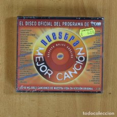 CDs de Música: VARIOS - NUESTRA MEJOR CANCION - 3 CD. Lote 366200816