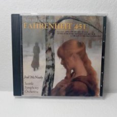 CDs de Música: FAHRENHEIT 451 (BERNARD HERRMANN) - VARESE SARABANDE 1995. Lote 366245101