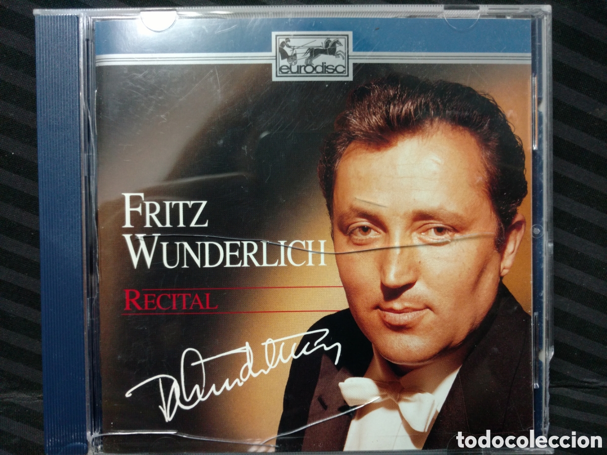 CDs de m&uacute;sica: Fritz Wunderlich - Recital (CD) - Foto 1