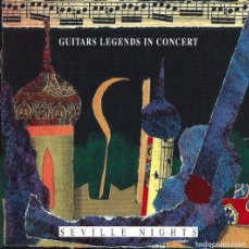 CDs de Música: VARIOS 2XCD GUITARS LEGENDS IN CONCERT SEVILLE NIGHTS 1992 DOBLE CD MUY RARO COLECCIONISTA FAT BOX. Lote 366272106