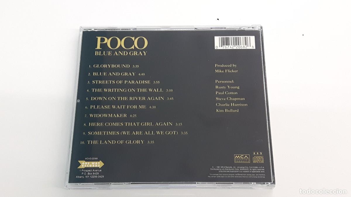 CDs de m&uacute;sica: CD POCO - BLUE AND GRAY - Foto 3
