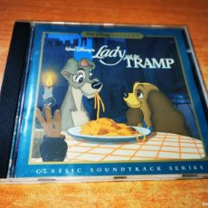 CDs de Música: LADY AND THE TRAMP BANDA SONORA LA DAMA Y EL VAGABUNDO CD ALBUM 1997 USA DISNEY 22 TEMAS. Lote 366280266