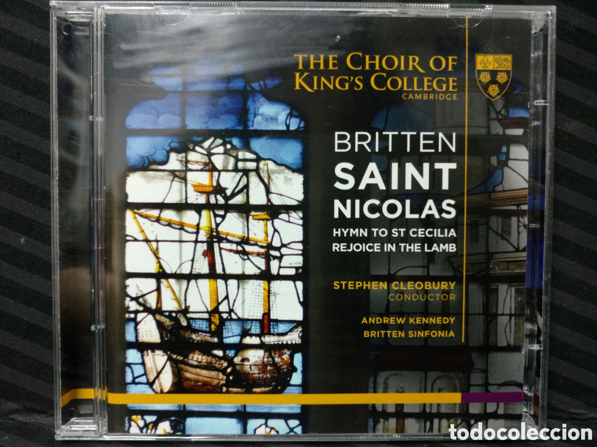 CDs de m&uacute;sica: Britten - Stephen Cleobury - Saint Nicolas (CD + SACD) - Foto 1