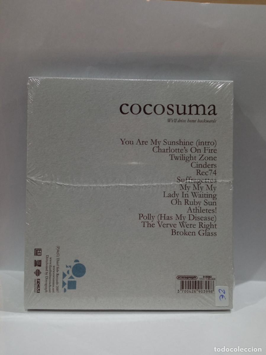 CDs de m&uacute;sica: Cocosuma - Well drive home backwards - CD. 3rd Side Records 2007. - Foto 2