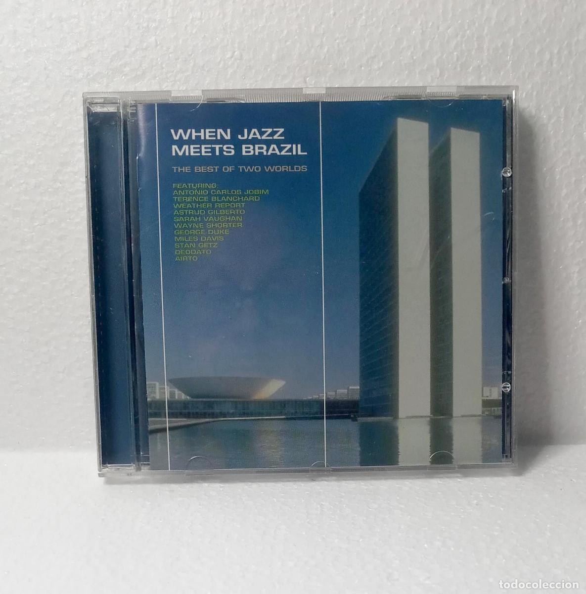 CDs de m&uacute;sica: WHEN JAZZ MEETS BRAZIL - SONY 2000 - Foto 1