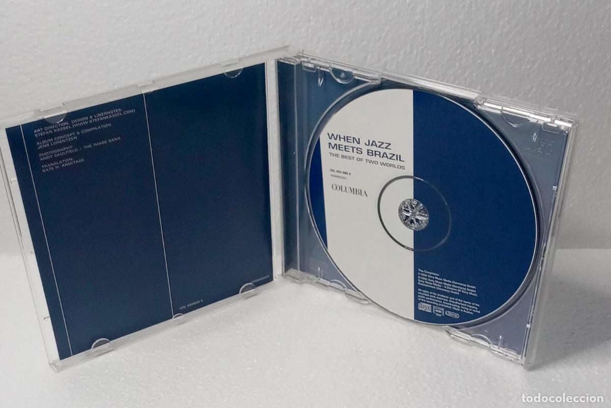 CDs de m&uacute;sica: WHEN JAZZ MEETS BRAZIL - SONY 2000 - Foto 3
