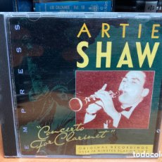 CDs de Música: ARTIE SHAW - CONCERTO FOR CLARINET (CD, COMP). Lote 366363446