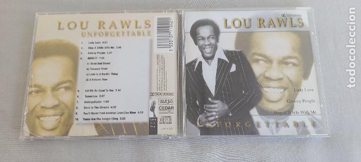 CDs de m&uacute;sica: CD LOU RAWLS : UNFORGETTABLE. GFS104 - Foto 1