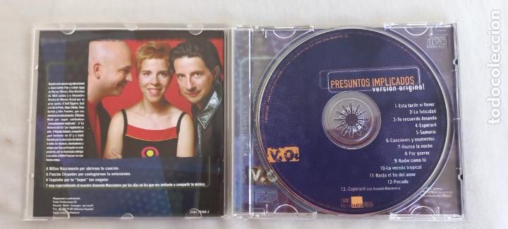 CDs de m&uacute;sica: CD PRESUNTOS IMPLICADOS. VERSION ORIGINAL. WEA. 3984 29360 2 - Foto 2